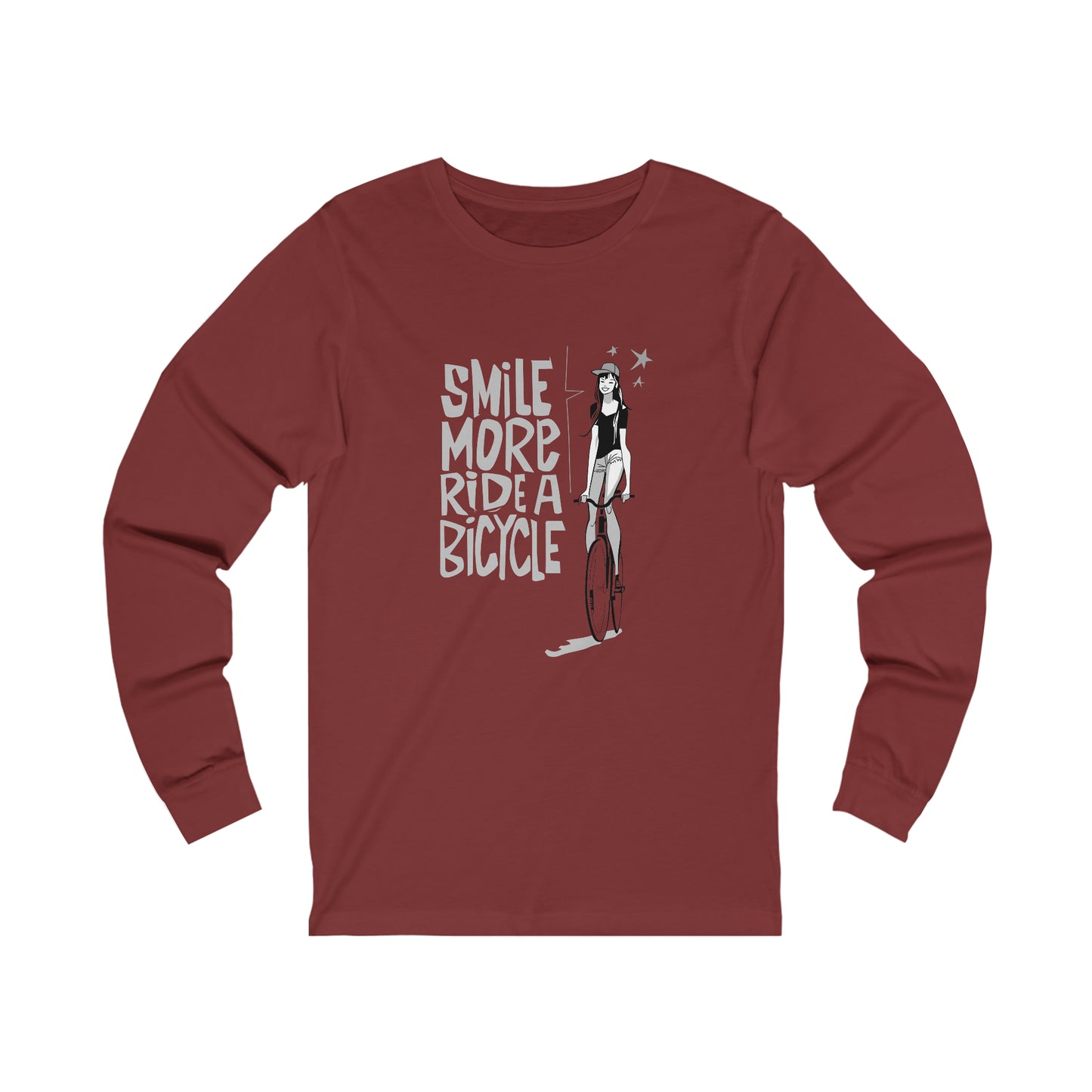 Smile More -  Long Sleeve Tee