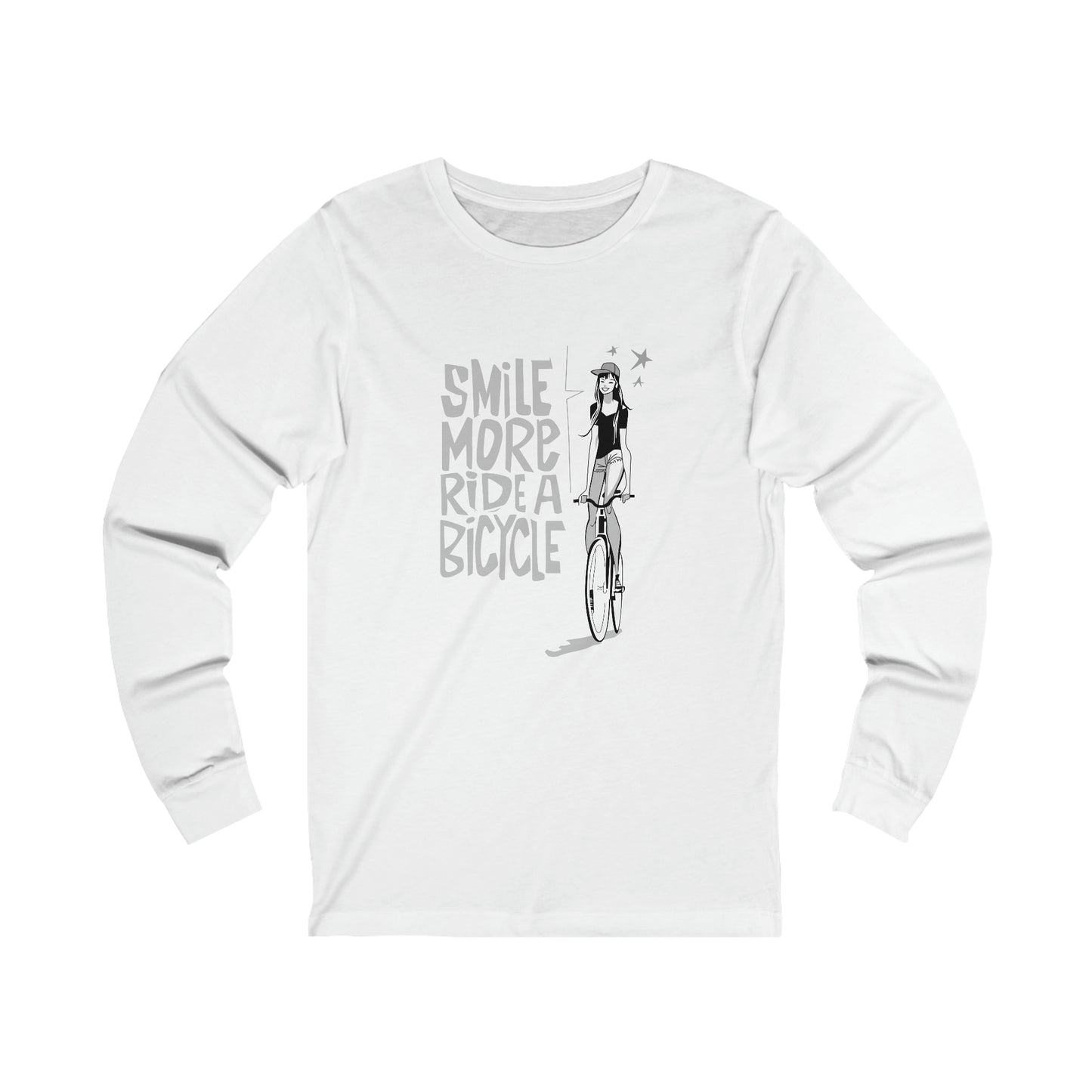 Smile More -  Long Sleeve Tee