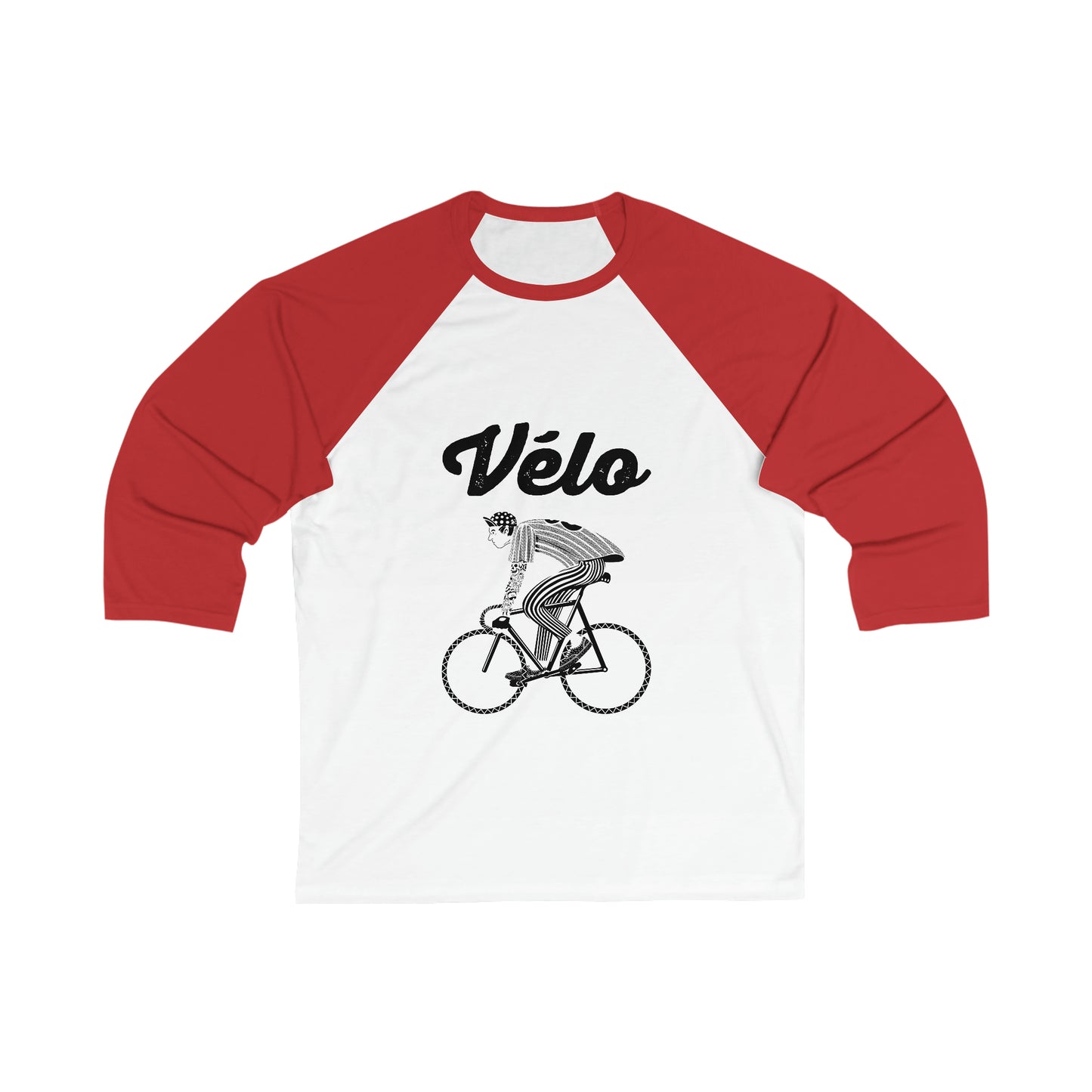 Velo - Unisex 3\4 Sleeve Baseball Tee